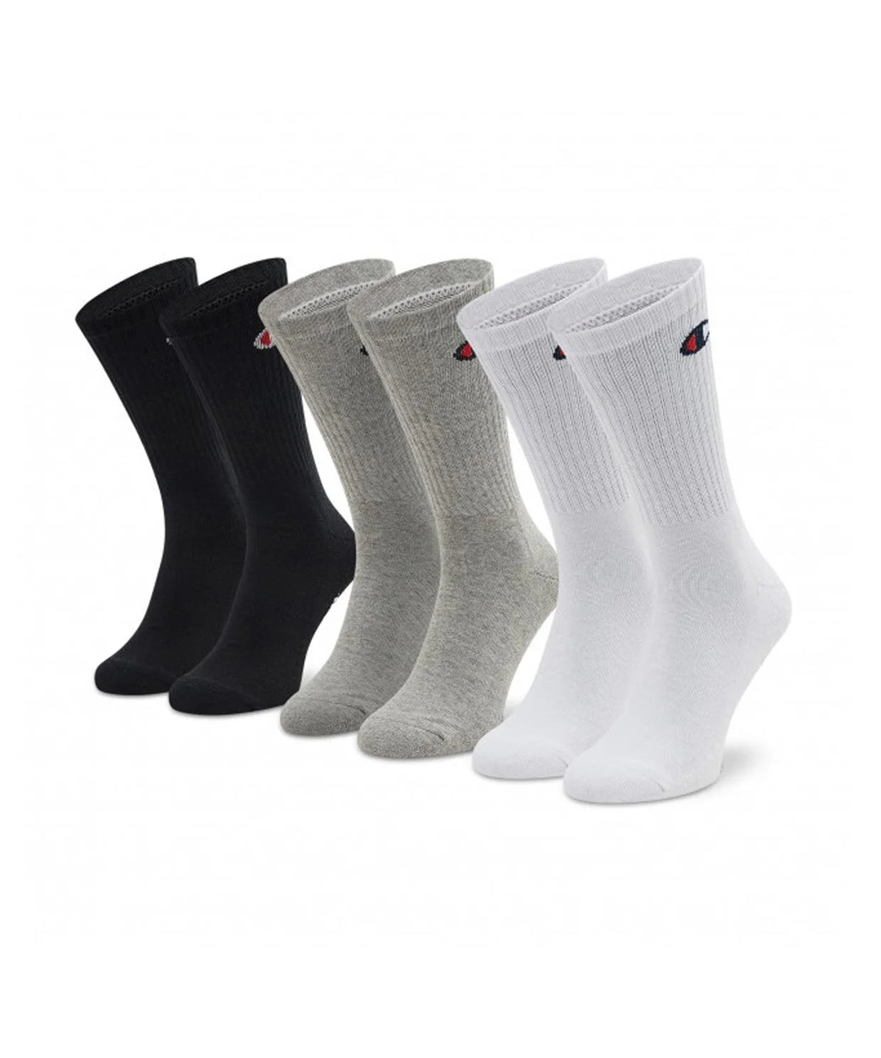 3PK CREW SOCKS EM006 OXGM U24558