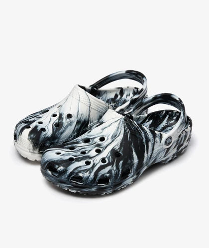 CLASSIC MARBLED CLOG U White/black 206867