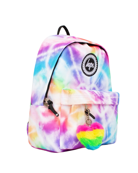 RAINBOW HEART TIE DYE BACKPACK - RTLR-191