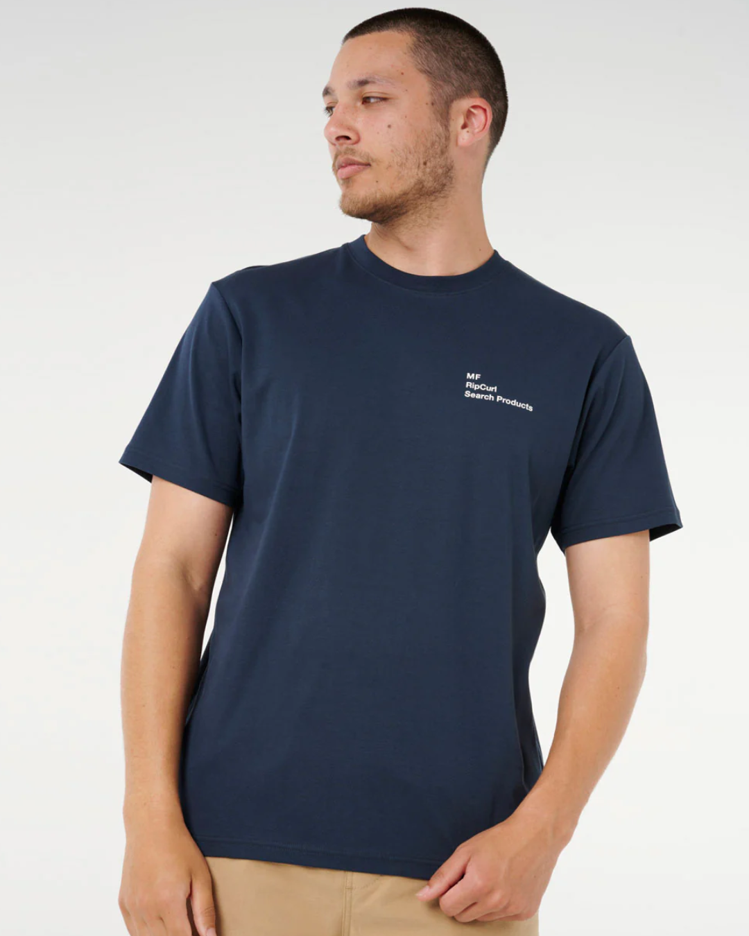 RIP CURL Maglietta Uomo Aots Cody Welsh Tee: Top Manica Corta, Colore Dark Navy - 2