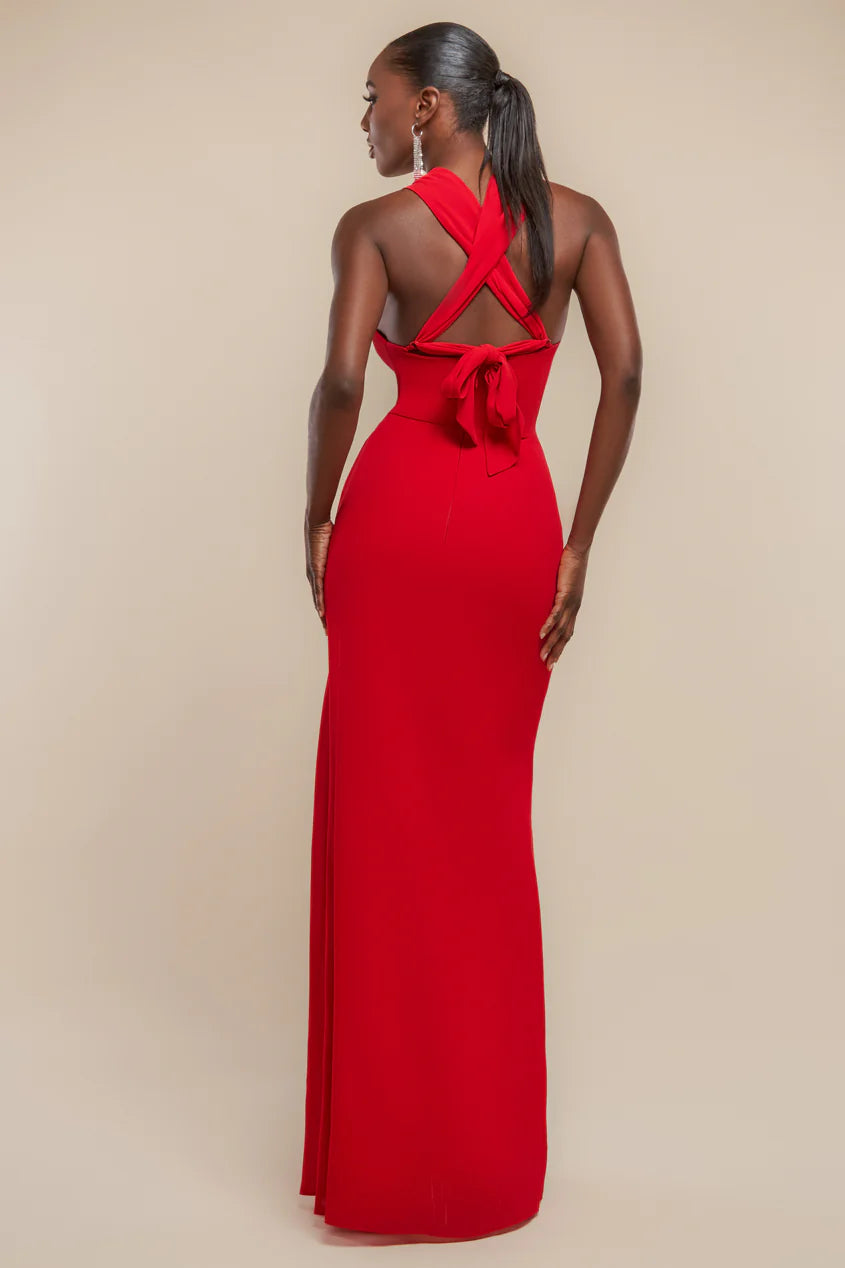 HALTER DRESS - DR4610