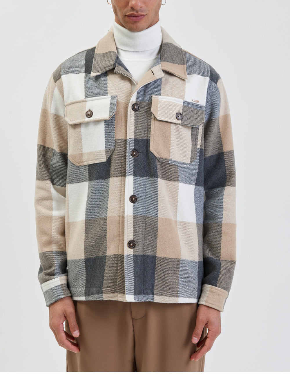 MEN OVERSHIRT Grey GN21666