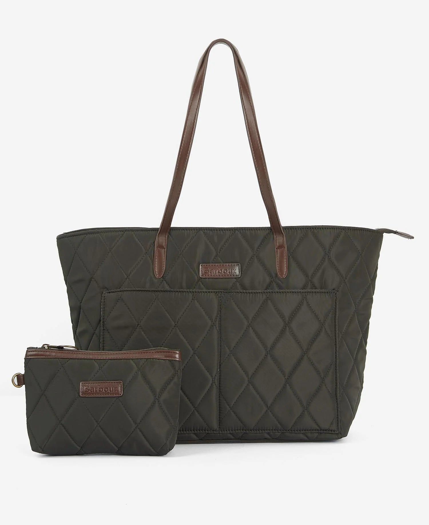 QUILTED TOTE Olive LBA0395OL71