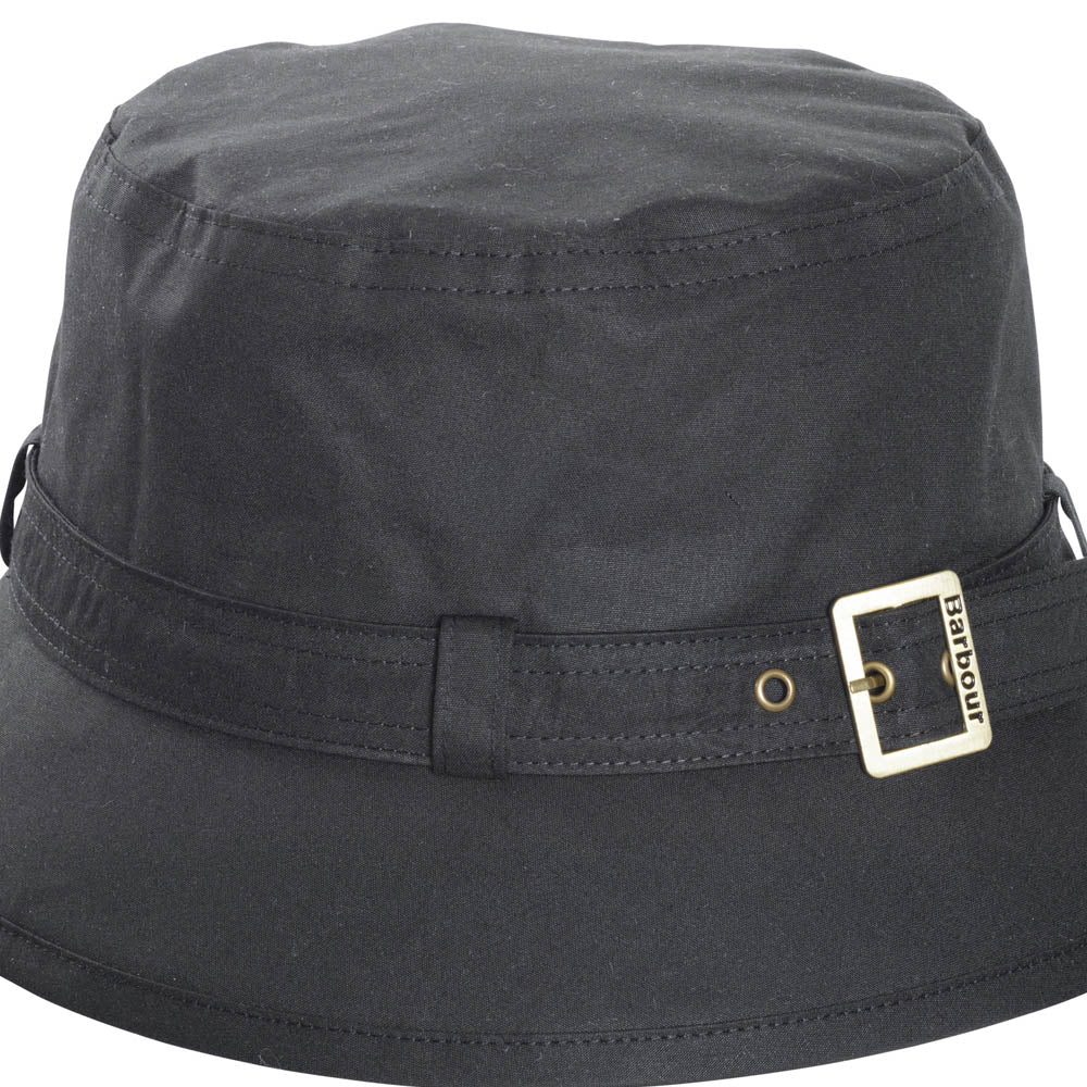 BARBOUR KELSO BELTED HAT BLACK LHA0174BK11