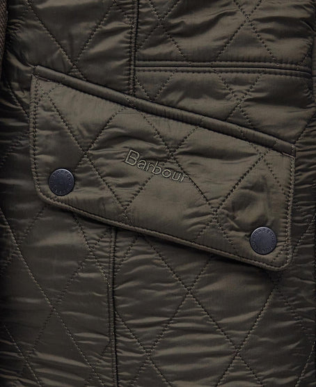 BARBOUR CAVALRY DARK OLIVE/OLIVE LQU0087OL91