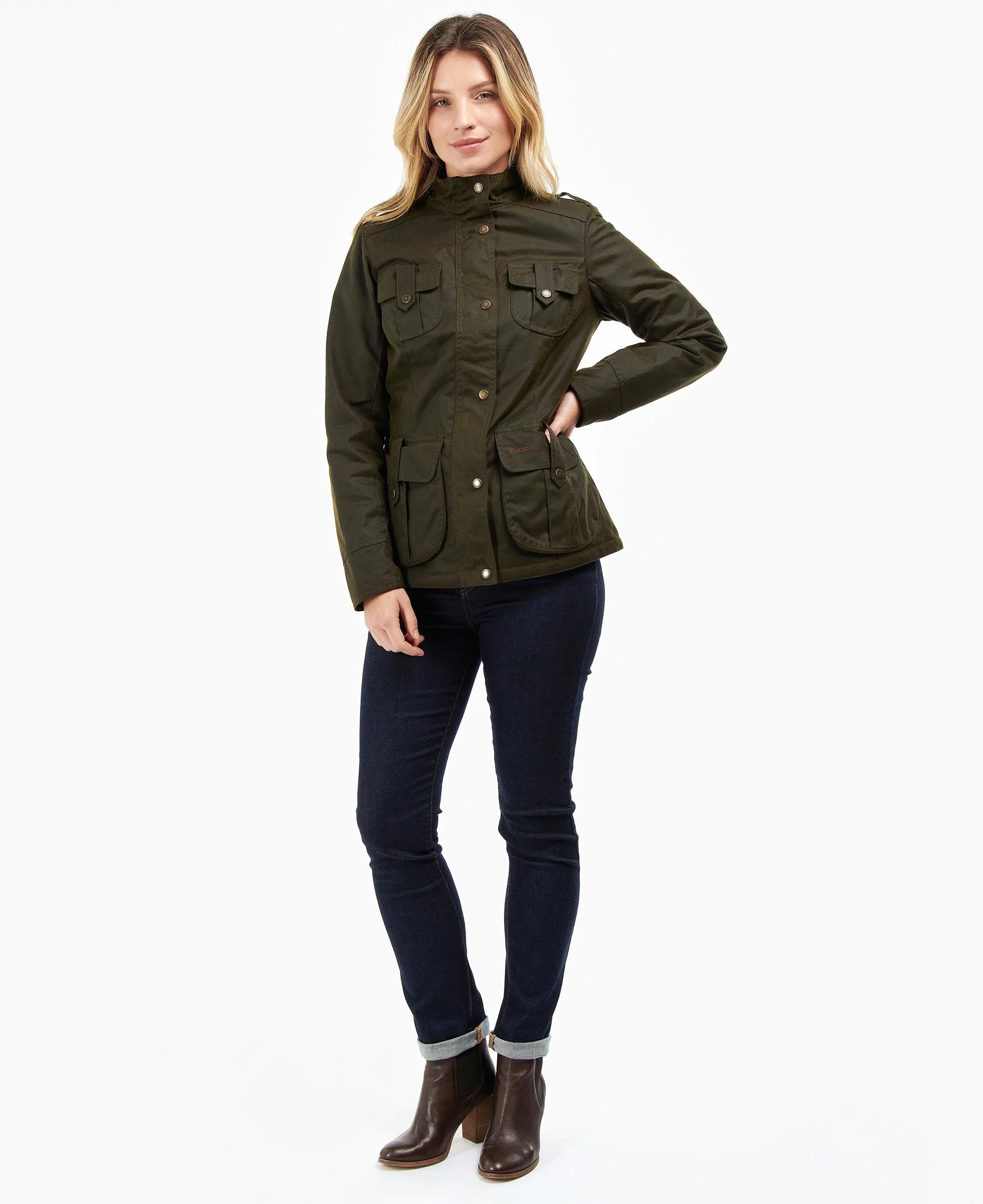 BARBOUR WINTER OLIVE/CLASSIC LWX1066OL51