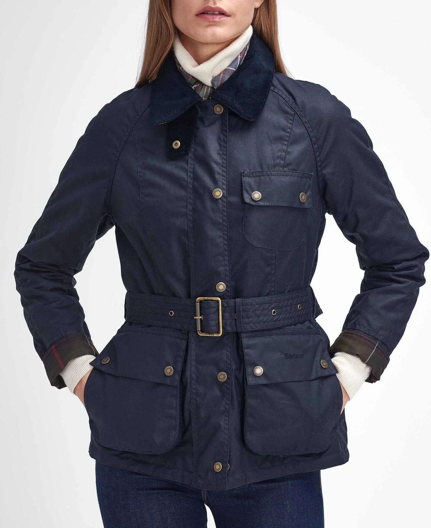 BARBOUR SOLWAY NAVY/CLASSIC LWX1407NY92