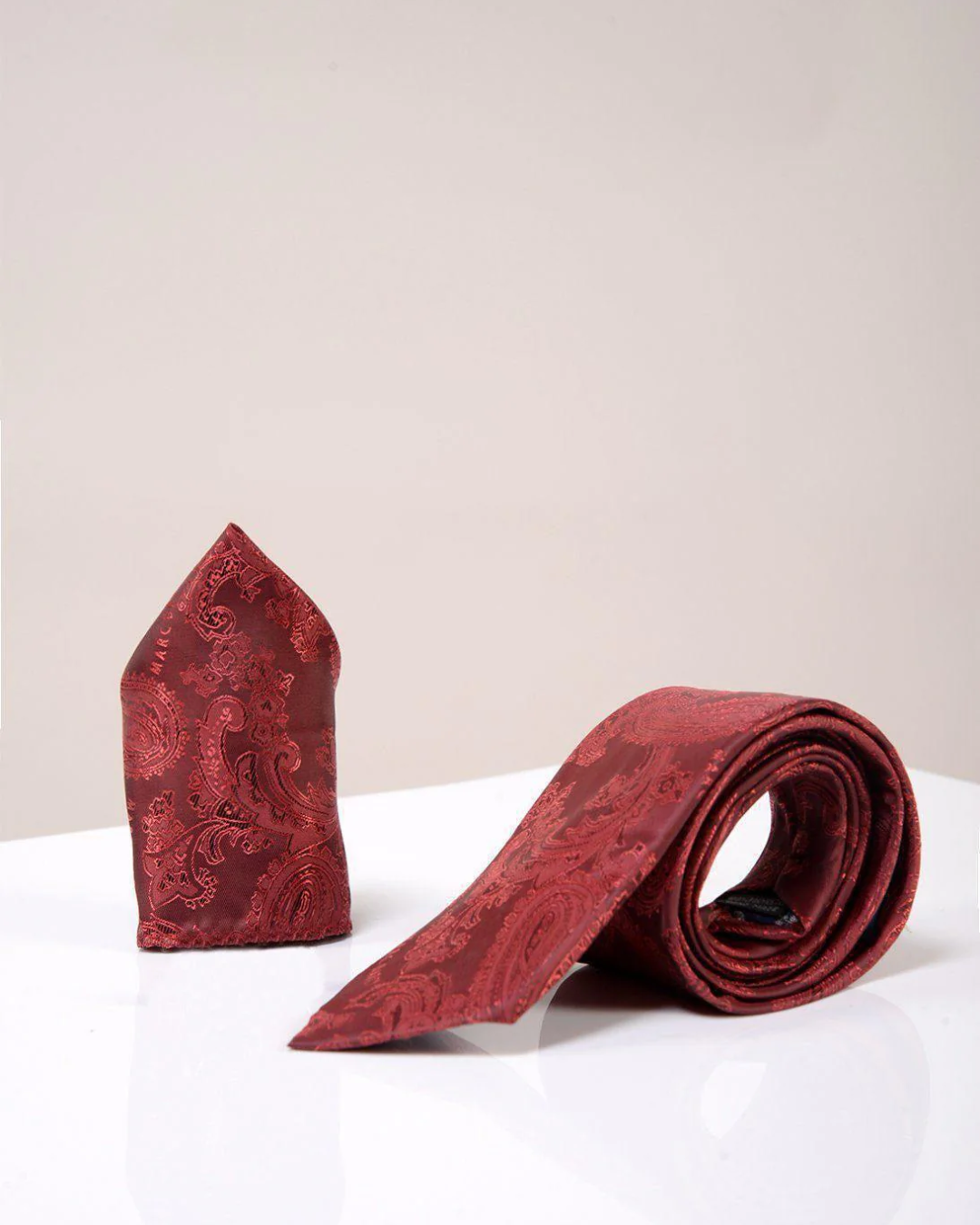 MD PAISLEY TIE & POCKET SQ - PAYSLEY TIE