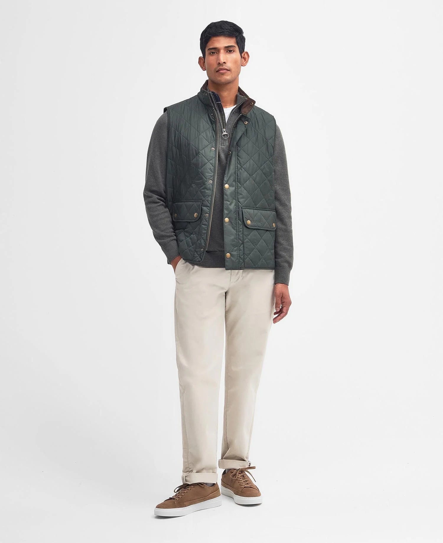 BARBOUR NEW LOWERDALE SAGE MGI0245GN71