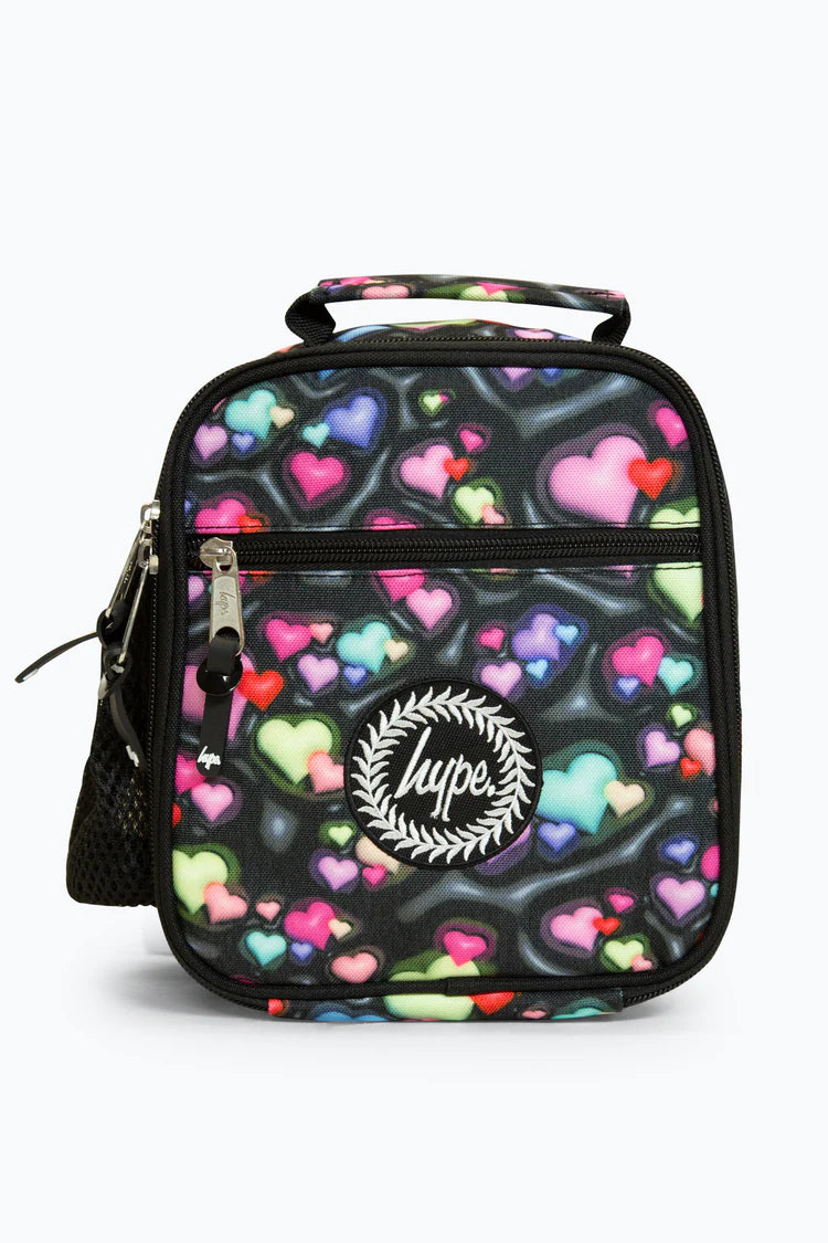 3D HEARTS LUNCHBOX BLACK XTLR-121