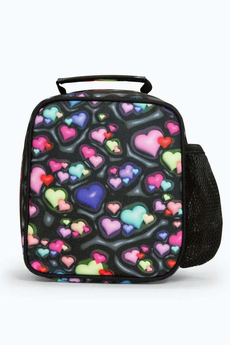 3D HEARTS LUNCHBOX BLACK XTLR-121