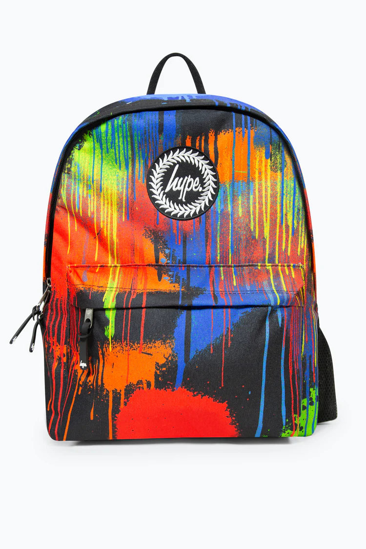 SPRAY PAINT BADGET BACKPACK BLACK XTLR-021