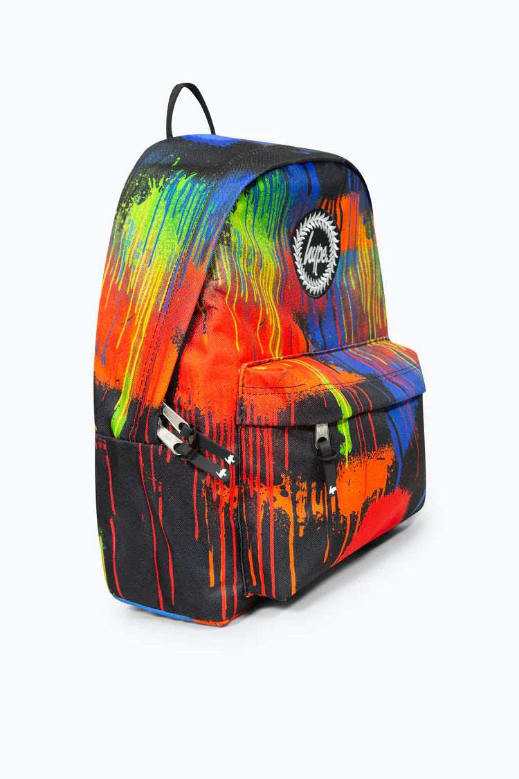 SPRAY PAINT BADGET BACKPACK BLACK XTLR-021