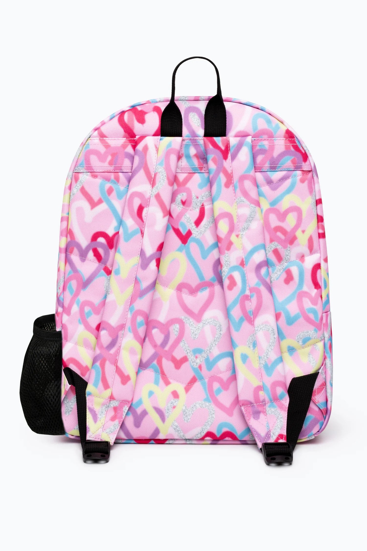 PINK GRAFFITI HEARTS BACKPACK - RTLR-186