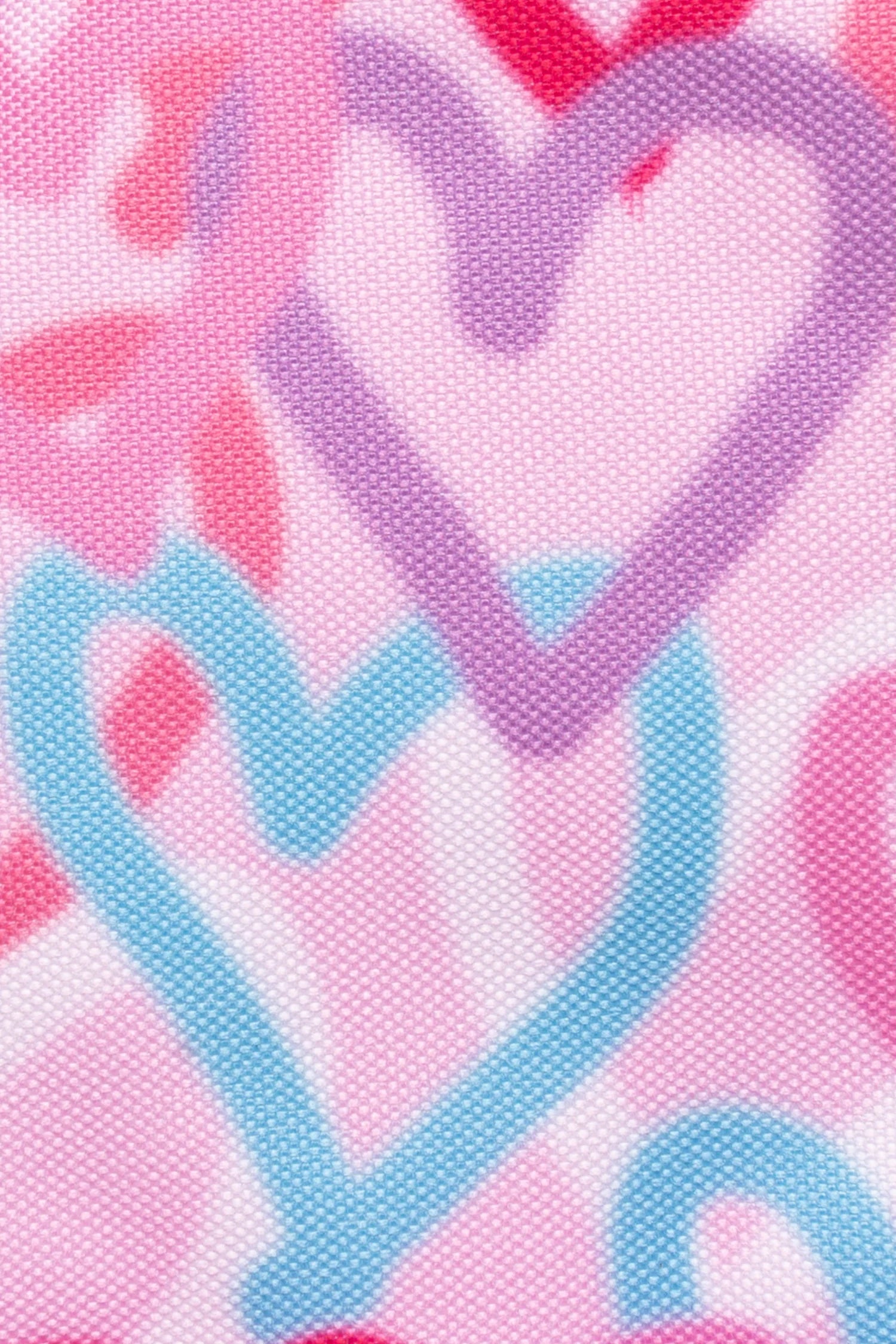 PINK GRAFFITI HEARTS BACKPACK - RTLR-186
