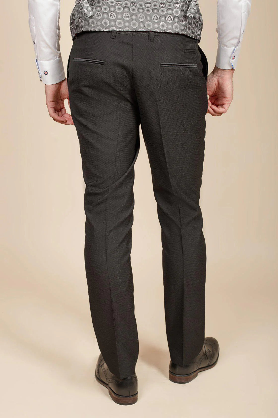 MENS TROUSERS BLACK DALTON TRS