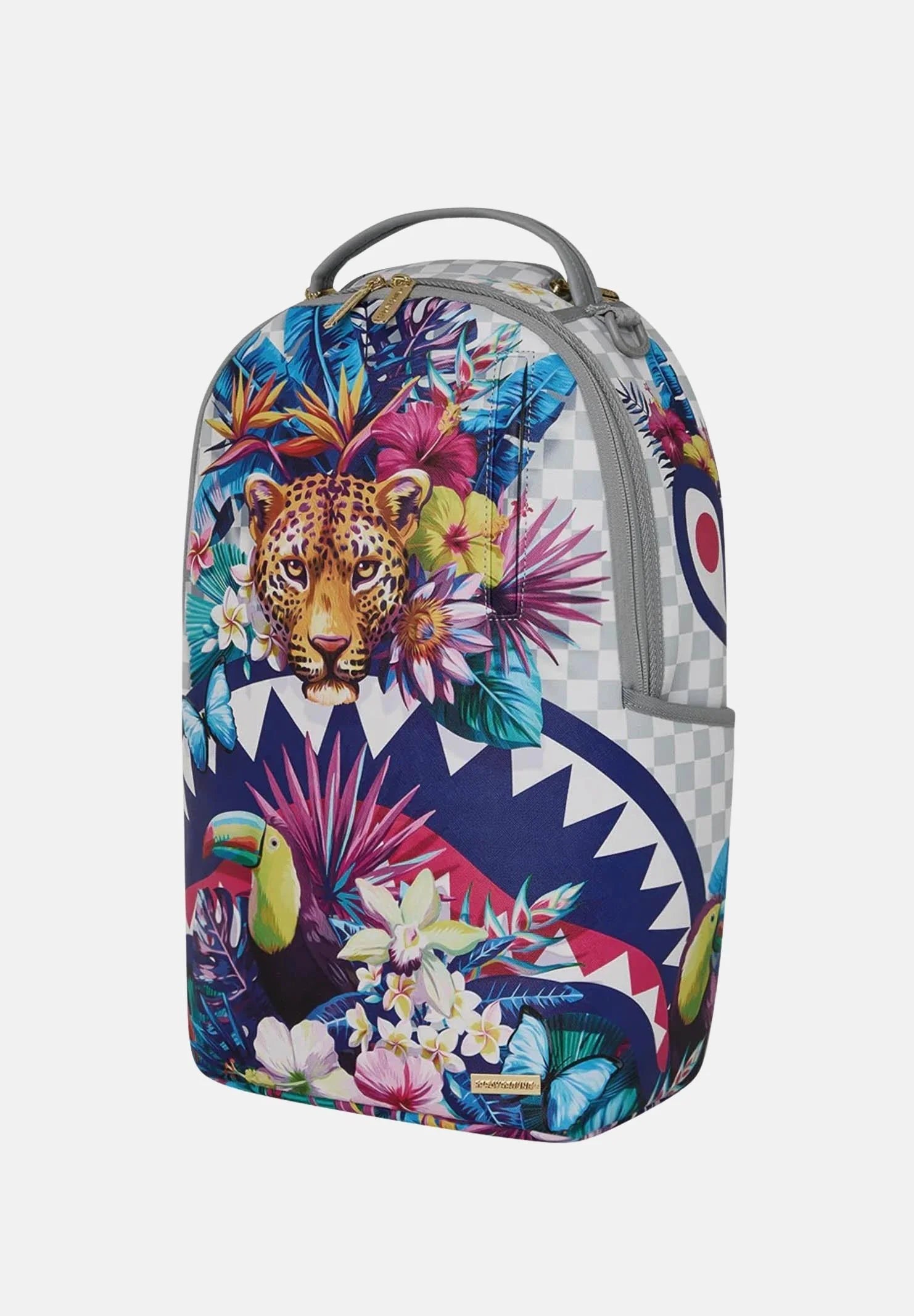 FLOWERING JUNGLE SHARK BACKPACK - 910B8625NSZ