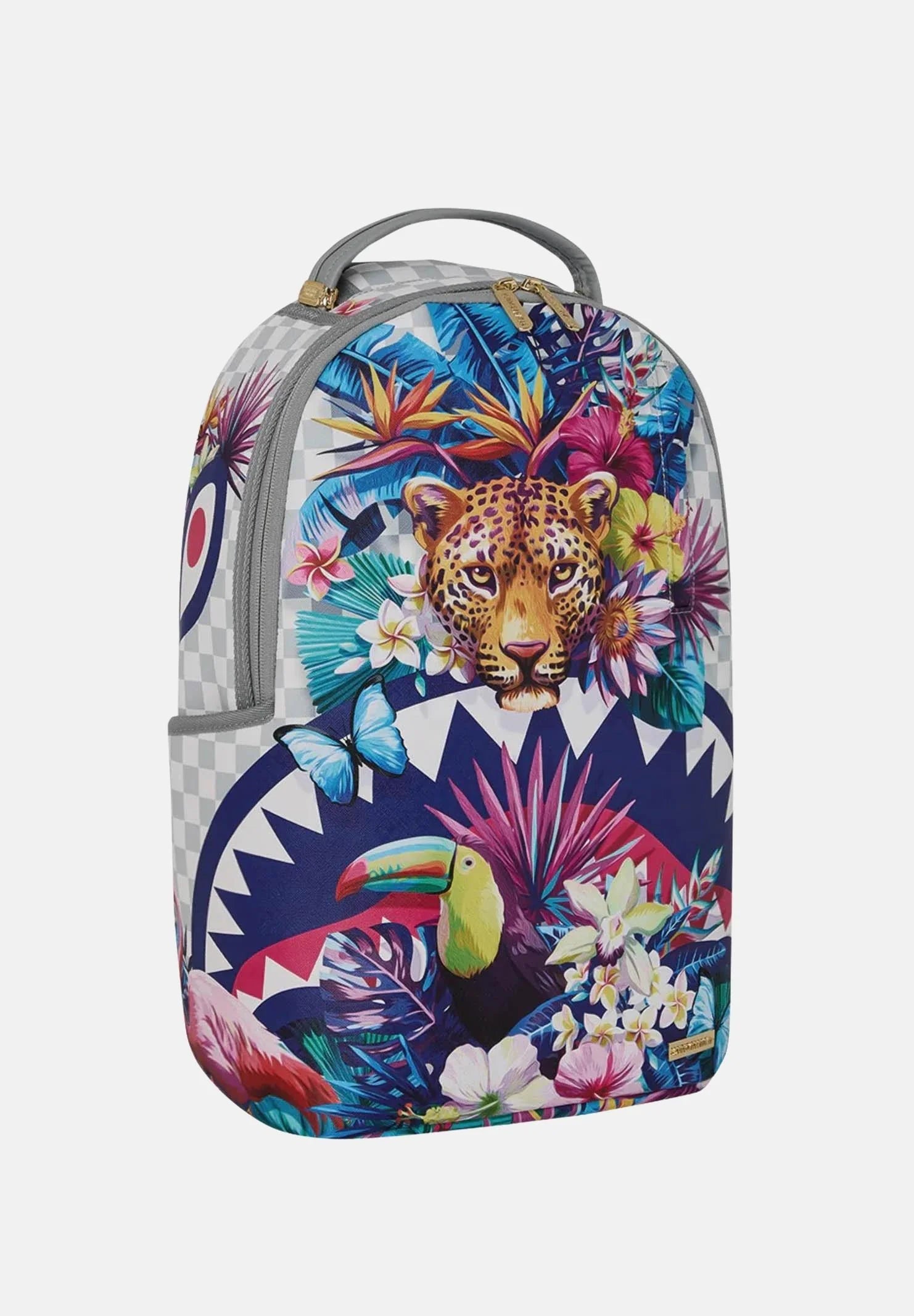 FLOWERING JUNGLE SHARK BACKPACK - 910B8625NSZ