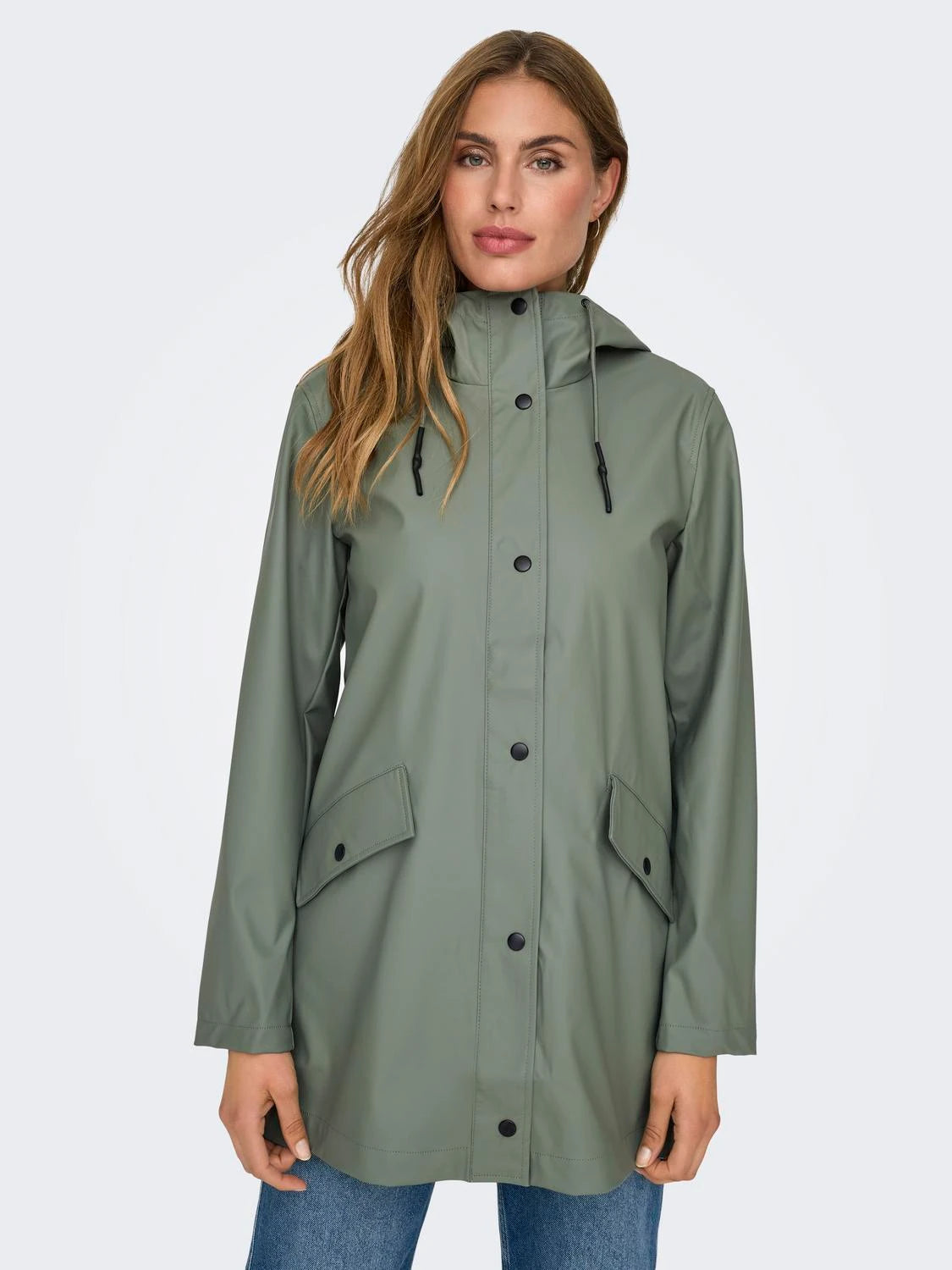 ONLELISA RAINCOAT AGAVE GREEN 15261734