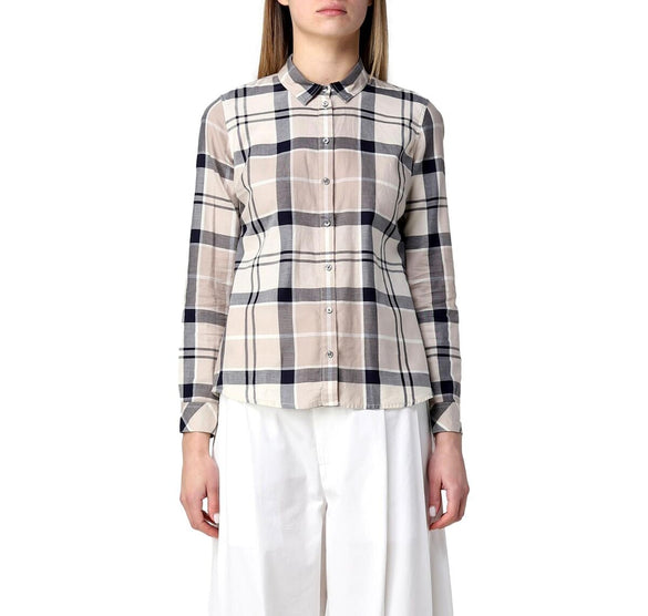 BREDON SHIRT FAWN TARTAN LSH1353BR34